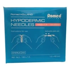 Aiguilles D'injection Romed 100pcs 18G X 1.5 -Fournitures Médicales aiguilles dinjection romed 100pcs 18g x 15 2