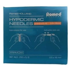 Aiguilles D'injection Romed 100pcs 25G X 5/8 -Fournitures Médicales aiguilles dinjection romed 100pcs 25g x 5 8 2