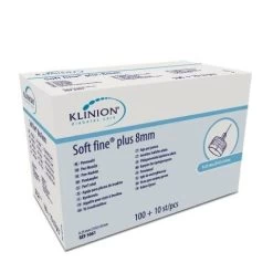 Aiguilles Pour Stylo Klinion Diabetes Care Soft Fine Plus 0.25mm (31G) X 8mm