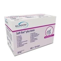 Aiguilles Pour Stylo Klinion Diabetes Care Soft Fine Plus 0.25mm (31G) X 6mm