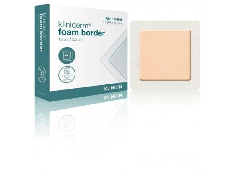 Bandage En Mousse Kliniderm Foam Avec Bordure 12x5x12.5cm 3 Bandage En Mousse Kliniderm Foam Avec Bordure 12x5x12.5cm