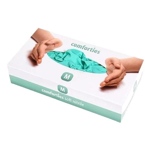 Comforties Gants En Nitrile Doux Vert (premium) 100 Pièces 5 Comforties Gants En Nitrile Doux Vert (premium) 100 Pièces – Image 3