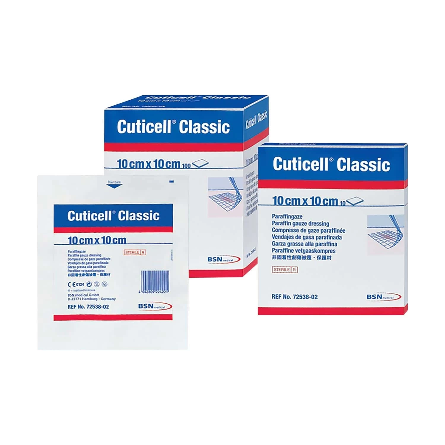 BSN Cuticell Classique Pommade Compresse 10 X 10 Cm (10 Pièces) 3 BSN Cuticell Classique Pommade Compresse 10 X 10 Cm (10 Pièces)