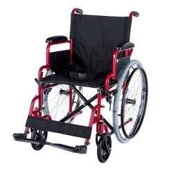 Fauteuil Roulant Standard Romed Dynamic Rouge -Fournitures Médicales fauteuil roulant standard romed dynamic rouge 2