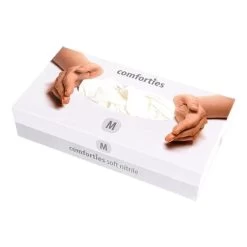Gants En Nitrile Doux Comforties Blanc (premium) 100 Pièces -Fournitures Médicales gants en nitrile doux comforties blanc premium 100 2