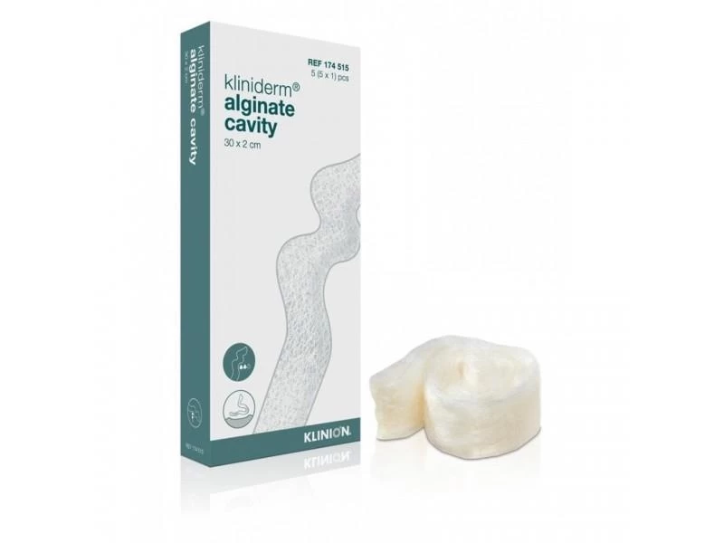 Kliniderm Alginate Cavity Brin D'alginate 30x2cm 3 Kliniderm Alginate Cavity Brin D'alginate 30x2cm