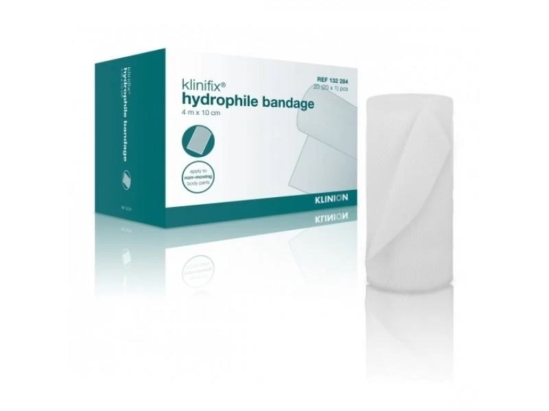 Klinifix Bande De Fixation Hydrophile 4m X 10cm 3 Klinifix Bande De Fixation Hydrophile 4m X 10cm