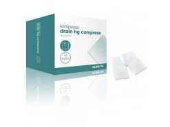 Klinion Drain Compress Split Compress HG Stérile 16 Couches 10x10cm 50 Pièces