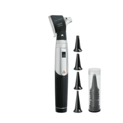Otoscope Heine Mini 3000 Avec Poignée - Jeu D'embouts Réutilisables