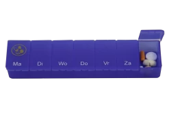 Pilulier 1 Semaine - Bleu Transparent