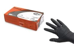 Romed 100 Pcs Gants Nitrile Noir -Fournitures Médicales romed 100 pcs gants nitrile noir 2