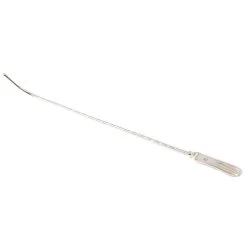 Sonde Utérine Sims, Argent (souple) 32cm.